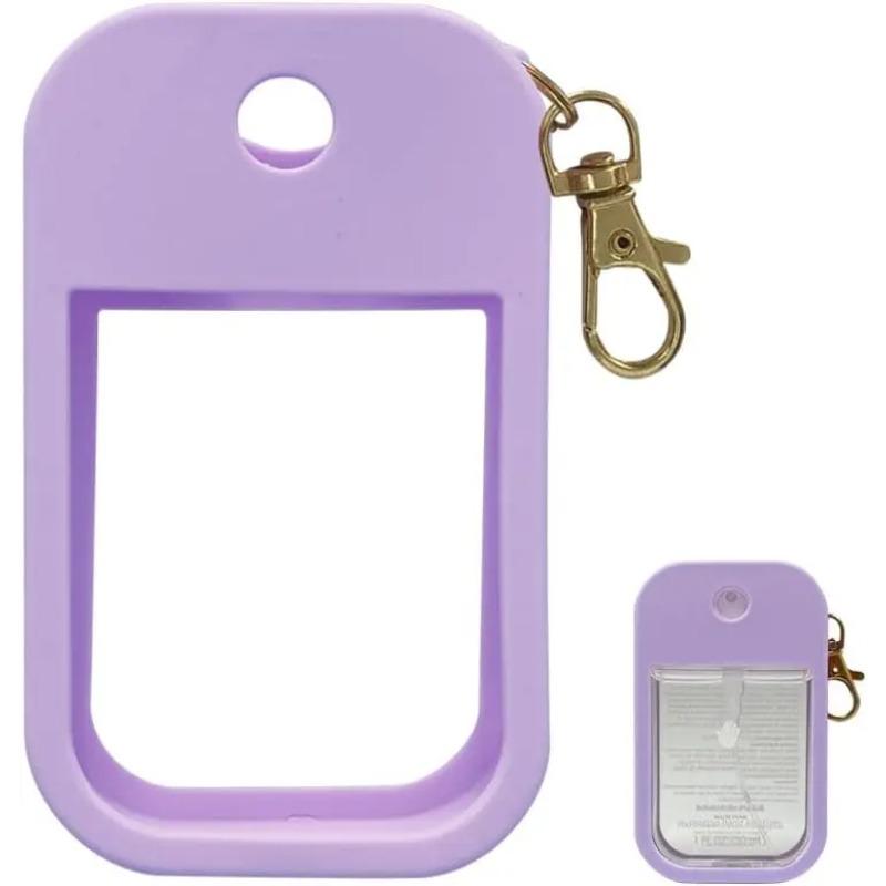 Улучшенный силиконовый чехол для защиты от падений, защитный чехол для флакона с парфюмом, защитная крышка для спрея с антисептиком для рук с брелоком для Touchland