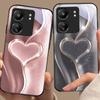 Постепенная Любовь Большая Для Xiaomi Redmi 13C Note13 12 Pro Plus 5G Note 9 13T Pro POCO X6 F5 F6 Черный Чехол для Телефона из Закаленного Стекла