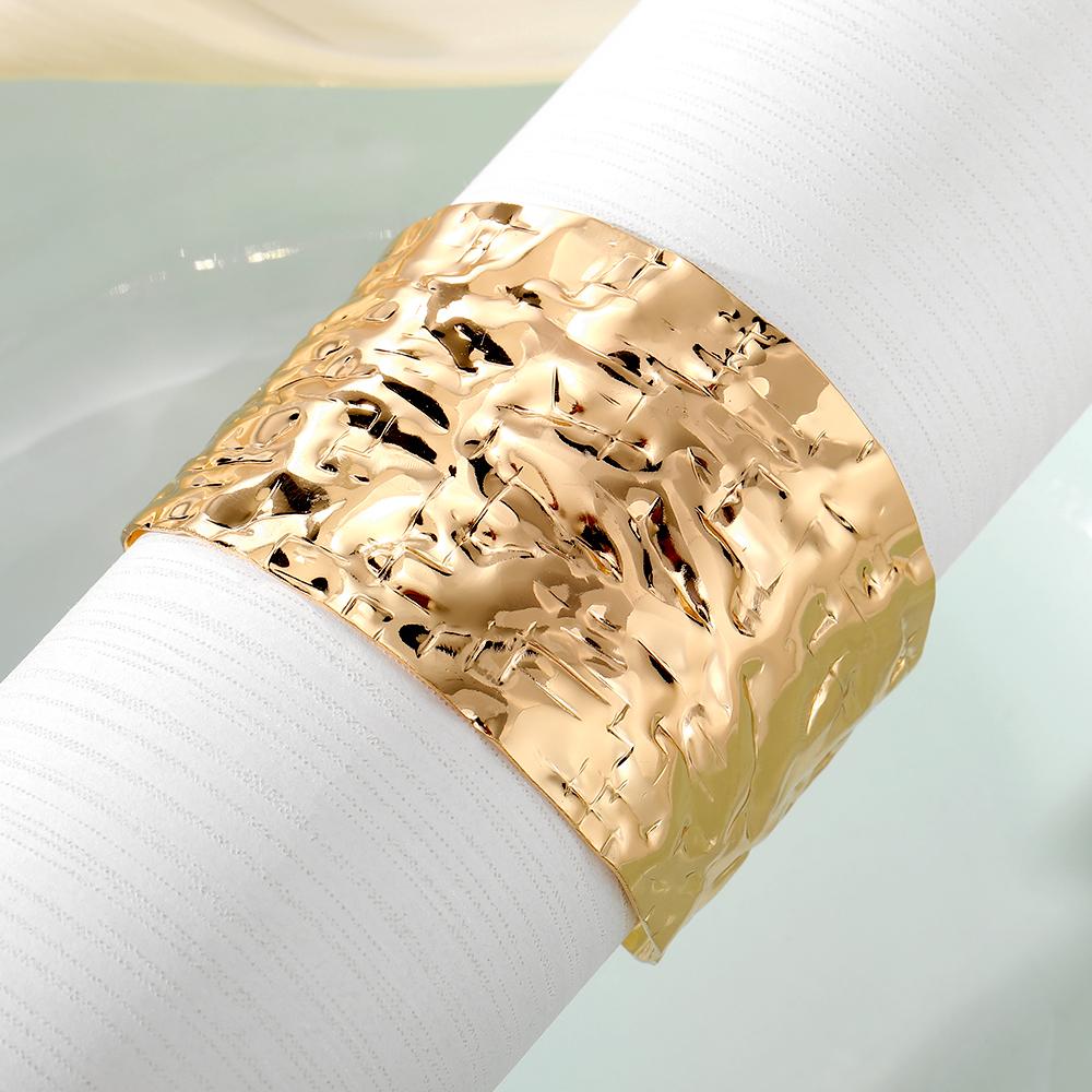 Gold Simple Artificial Engraved Bracelet Women Women Polished Smooth Sexy European Style Luxury Summer Bracelets Matching Accessories