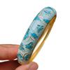 1.4cm Butterfly Enamel Bracelet Enamel Colored Oil Drip Enamel Bracelet  Gifts for Women Girl