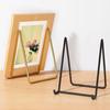 Carbon Steel Display Stand Metal Frame Plates Book Paintings Desktop Holder Desk Display Rack Organizer