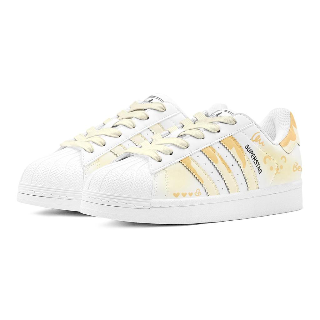 Adidas Originals Superstar 2 Couple's, Romantic Treats, Mel Bear, Anti Aging Cute, Cute Playful Low top JH9976(TeamS3-S-BOX)