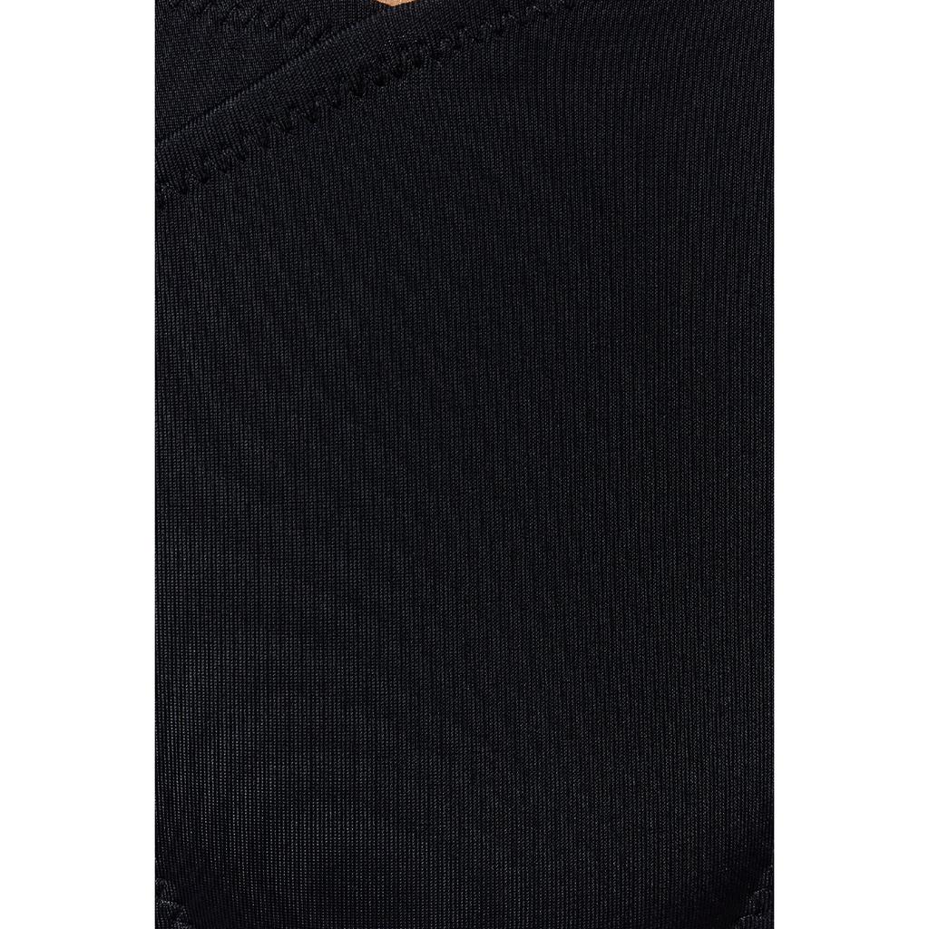 Черные плавки бикини с высоким вырезом и V-образным вырезом Tbess21ba0168