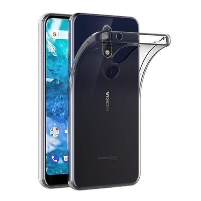 Чехол - PHONILLICO - Nokia 7.1 - Мягкий силикон - Ультратонкий - Прозрачный