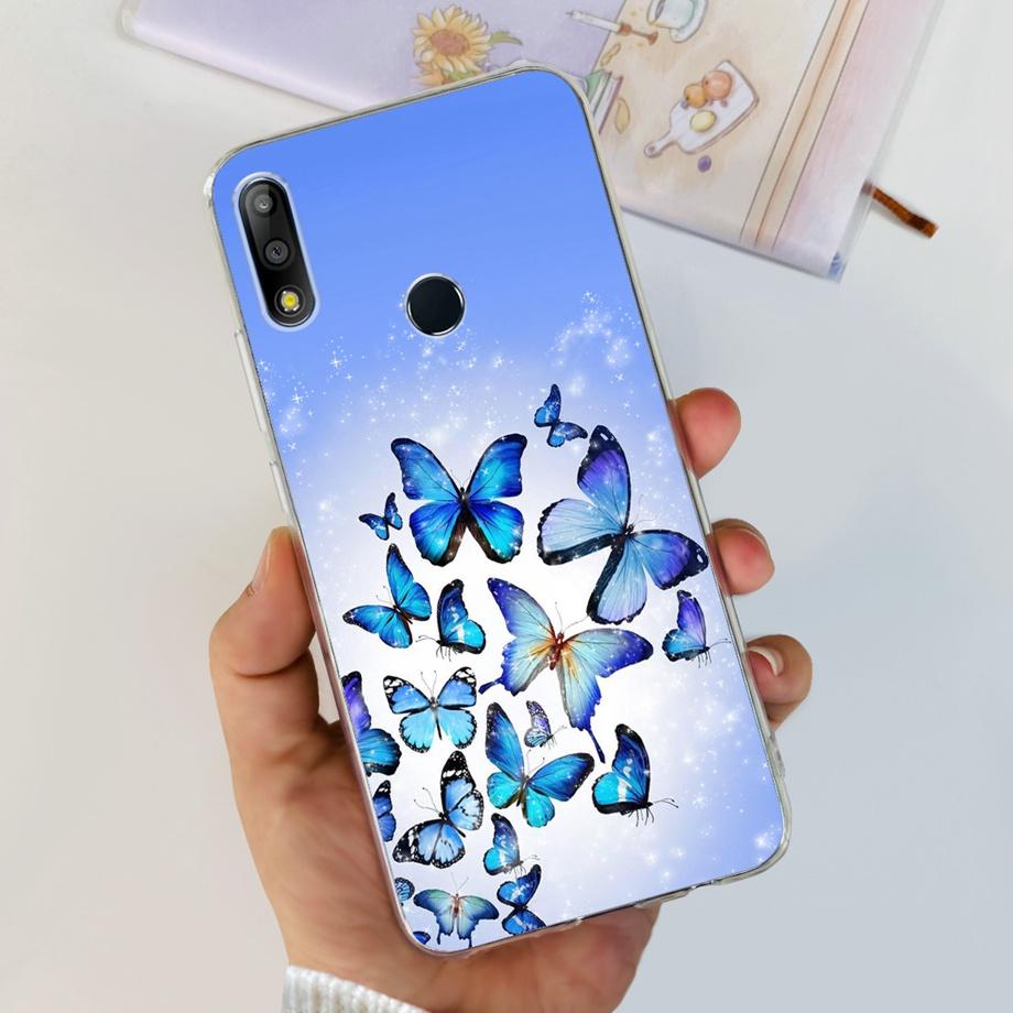 Case for Asus ZenFone Max Pro M2 ZB631KL ZB631KL Capa Soft Silicone Transparent TPU phone Back Mask protecive Cover Jelly Paint