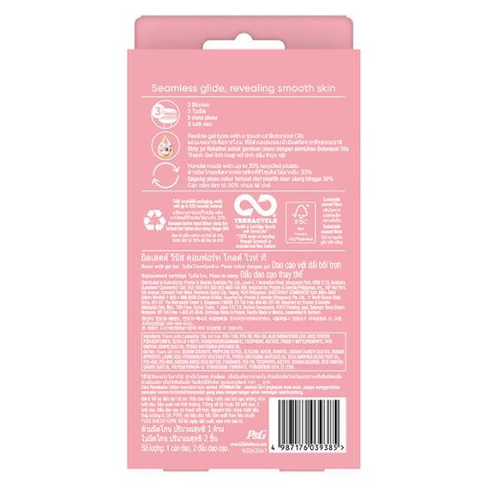 Бритва Venus Comfort Glide White Tea (Ручка + 2 лезвия) [Мыло прилагается]