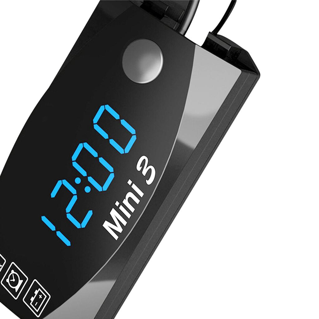 Мотоциклетный DC 10 14V 3 в 1 цифровой часы + термометр + вольтметр тестер индикатор заряда батареи для автомобиля лодки морской