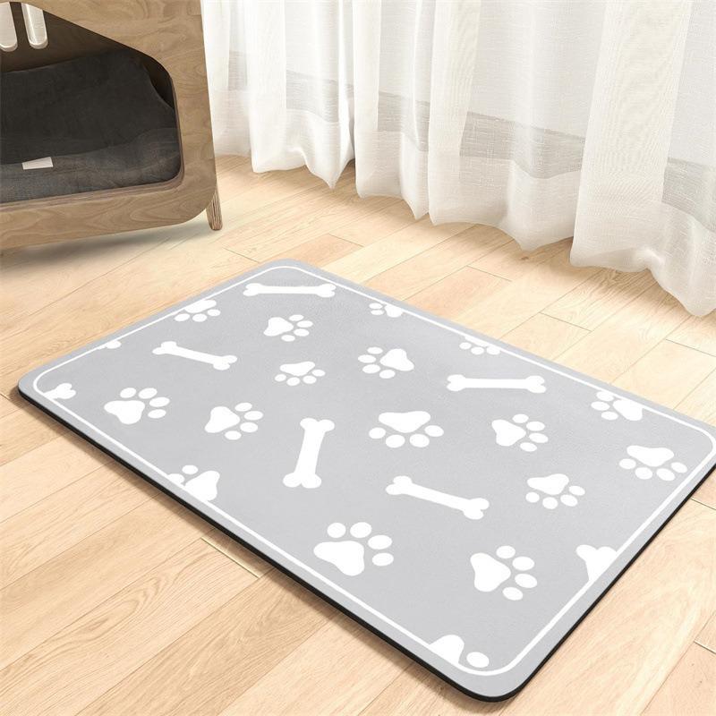 Minimalist Diatomaceous Earth Puppy Pad: Quick-Drying, Absorbent, Splash-Proof Floor Mat