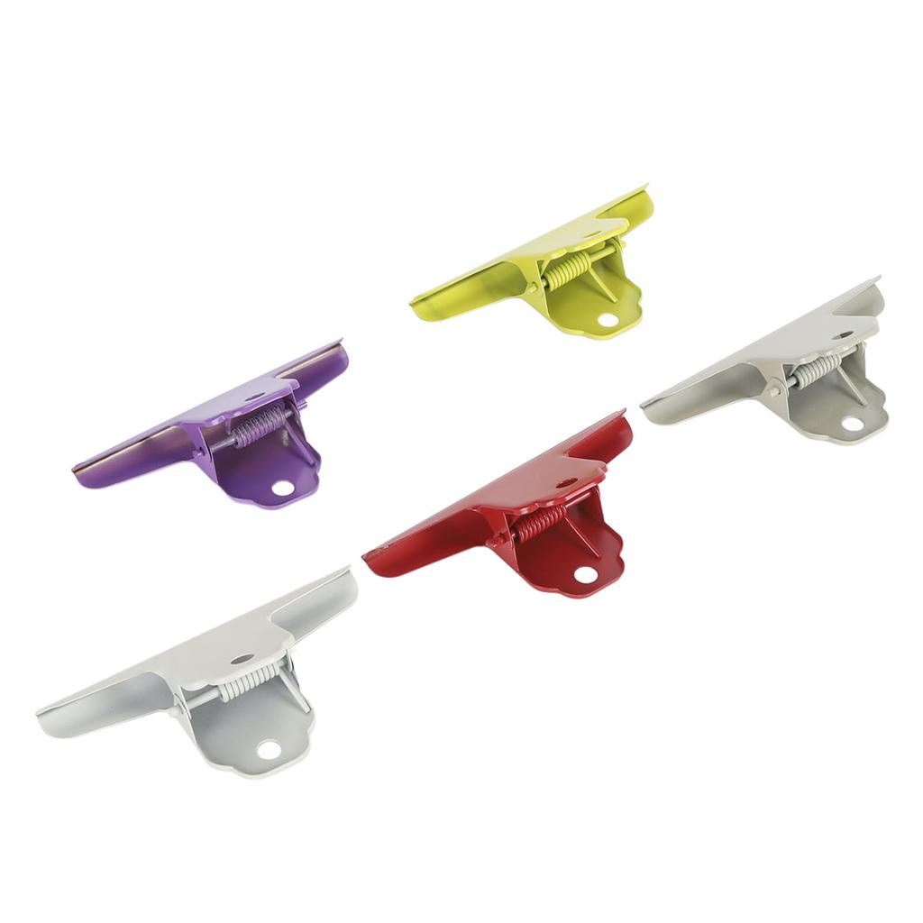 5 шт. красочные металлические шарнирные зажимы в виде быка, настенные подвесные сверхмощные прочные пружинные большие бычьи бумажные C