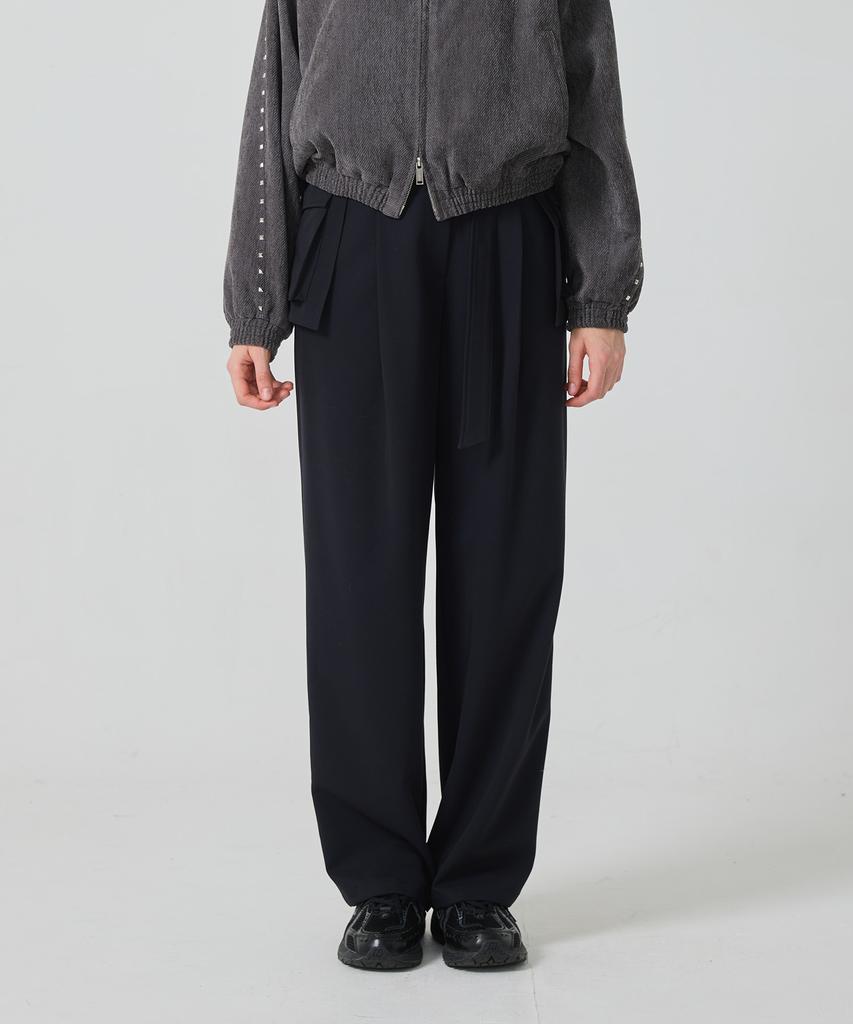 Yusentig Side Flap Wide Pants Navy Aw5Al65624