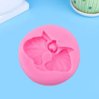 Орхидея силиконовая форма конфеты глина шоколад конфеты поделки форма помадка инструмент для украшения торта украшение кексов