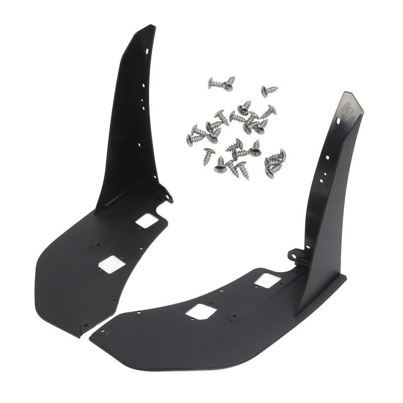 Front Bumper Corner Splitter 1 Pair Long Lasting Use Front Chin Spoiler Winglet Sporty Look for Mustang GT500 2014 To 2021
