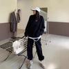 Спортивный костюм женский весенне-осенний свободный свитер костюм для бега модные повседневные брюки костюм-двойка
