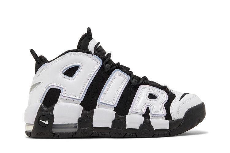 Детские кроссовки Nike Air More Uptempo 96 Cobalt Bliss (GS) Черный/Белый/Многоцветный/Cobalt Bliss