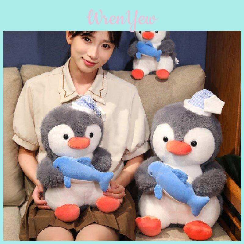 Delightful Penguin Plush Cuddly Toy Cartoon Inspired Ocean Animal For Children