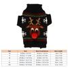 Cute Dog Snow Sweaters Comfortable Thickening New Year Christmas Dog Holiday Sweaters for Small Medium Dogs