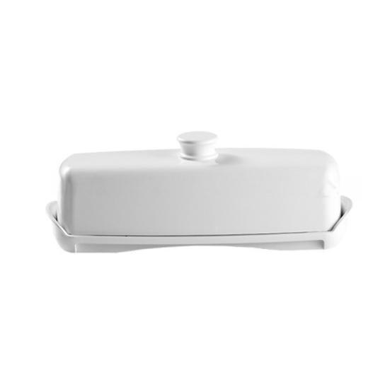 Butter Box with Lid Spatula Easy Grip Handle Butter Storage Container Dust-Proof Dishwasher Safe Refrigerator Butter Dish for Kitchen Cafe