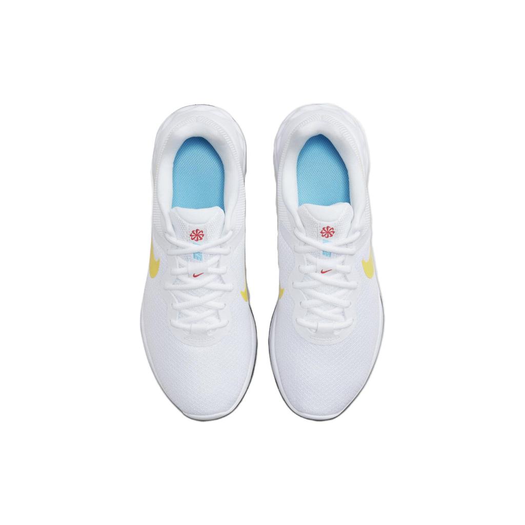 Nike Revolution 6 Next Nature White Opti Желтые женские кроссовки Черные DC3729-105