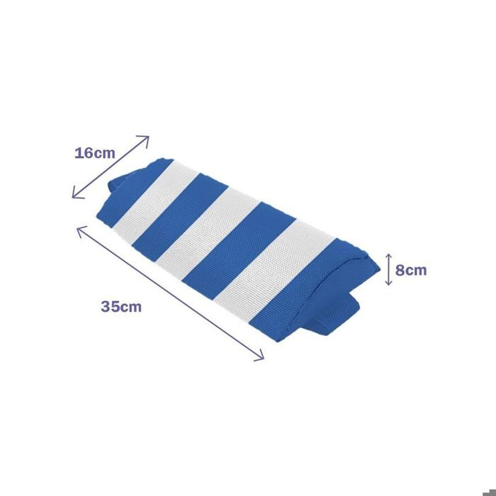 Chaise pliante - MARBUENO - Multicouleur - Bleu - Extérieur - Nettoyage chiffon humide