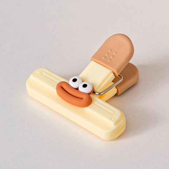 Клипса для запечатывания продуктов Милые герметичные зажимы для пакетов Зажим для пакетов влагостойкий Запайщики Креативный длинный хвост