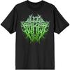 Официально лицензированная продукция Rock Off Футболка Sleep Token Логотип дэт-метала Черная