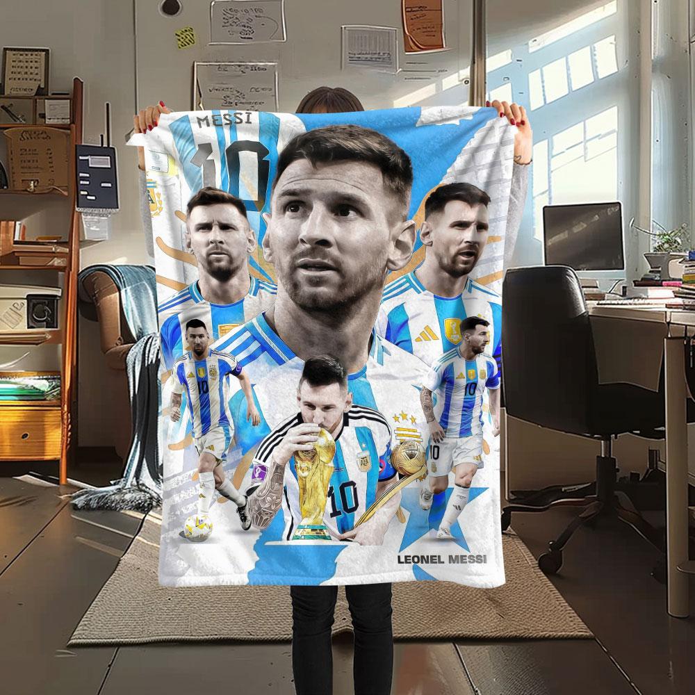 Leo poster FlAannel Blanket, High quality Comfortable for All Seasons, Home Decor, Warmth and Comfort