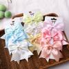 2Pcs Lovely Solid Color Ribbon Bows Hair Clip for Kids Girls Hairpins Barrettes Handmade Baby Headwear Kids Hair Accessories