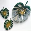 DIY Форма для подставки-подноса из пальмовых листьев, Форма для мыла в виде листа, Формы для изготовления поделок из гипса, цемента, Декор для дома