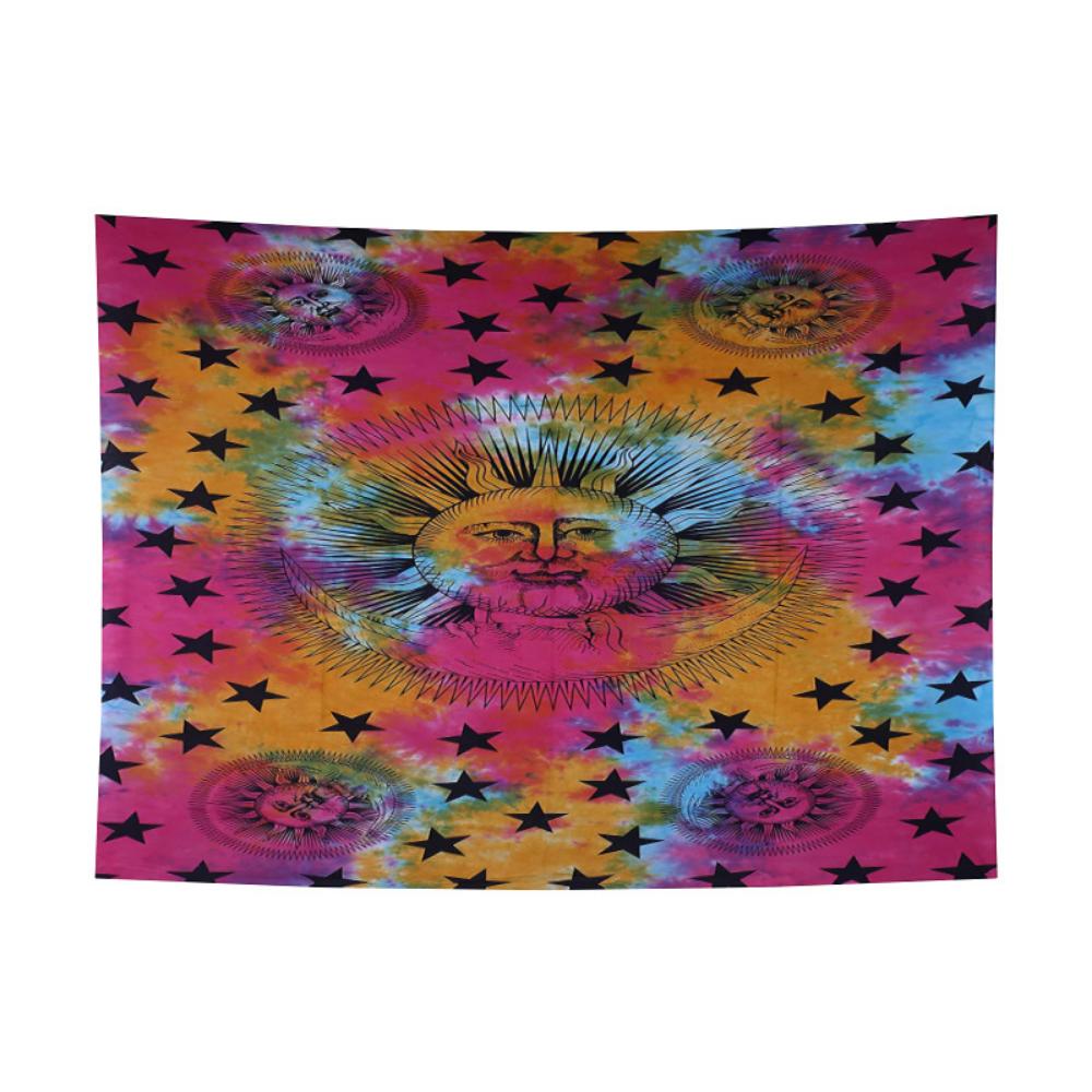 Гобелен для спальни, богемная декоративная ткань, фон для гостиной, ткань, домашний настенный гобелен