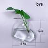 Creative Wall-Mounted Transparent Glass Vase for Plants and Fish