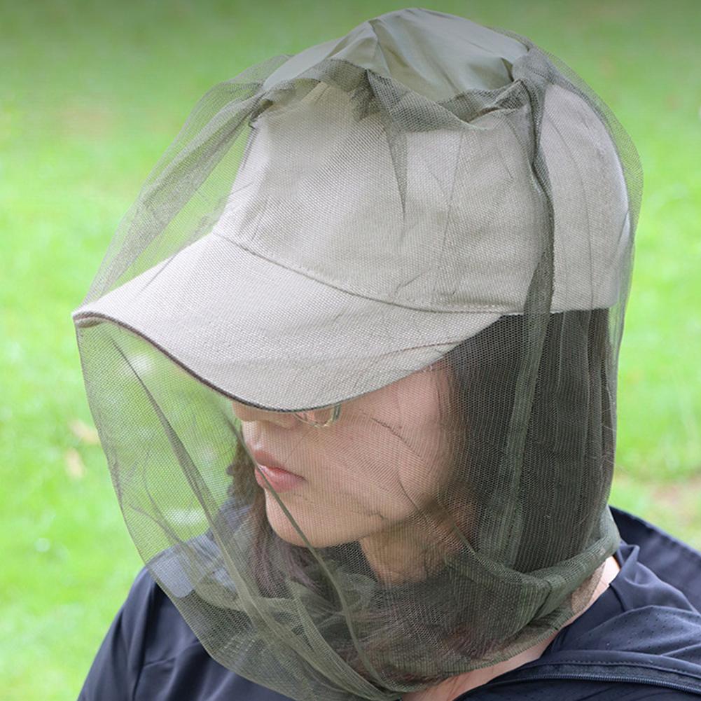 1/2 PCS Face Head Protector Midge Head Net Bug Mesh Head Net Midge Net Hat Head Cover for Outdoor Hiking Camping Walking Fishing
