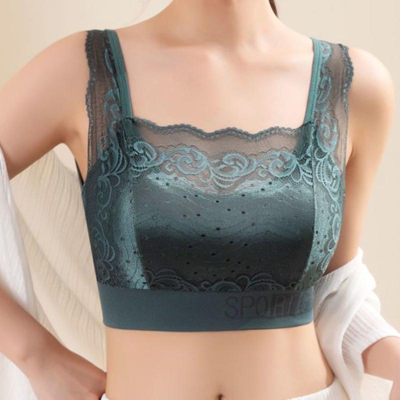Sexy Lace Seamless Women's Bra Comfortable Breathable Sports Beauty Back Vest Chest Tube Top Underwear