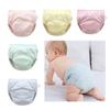 3PC Baby Cotton Mesh Learning Pants Children Ribbing Training Pants Baby Mesh Pants