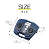 Twin Bird Foot Foot Tataki Strong Controlled Medical Auto Off Navy Massager, Tonton, Vibration, Equipment, Timer, Blue, EM-2706BL