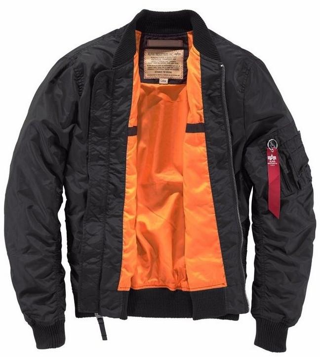 Демисезонная куртка Alpha Industries MA-1 TT Man (191103) black