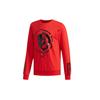 Neo Logo Print Casual Sports Pullover Sweatshirt Men Tops Red EA0320