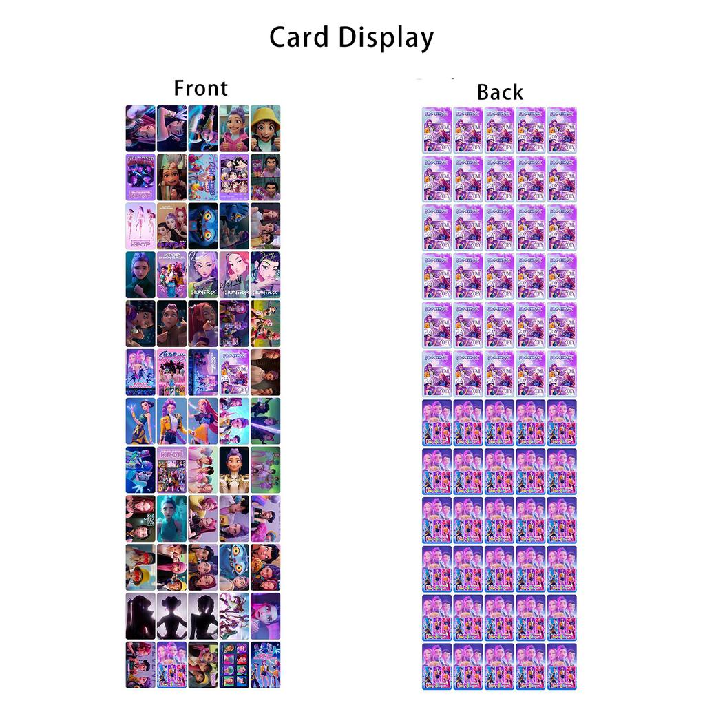 96 Двусторонних цветных фотокарточек HD с персонажами аниме, Коллекционные карточки с аниме-периферией, Наклейки и Поздравительные открытки