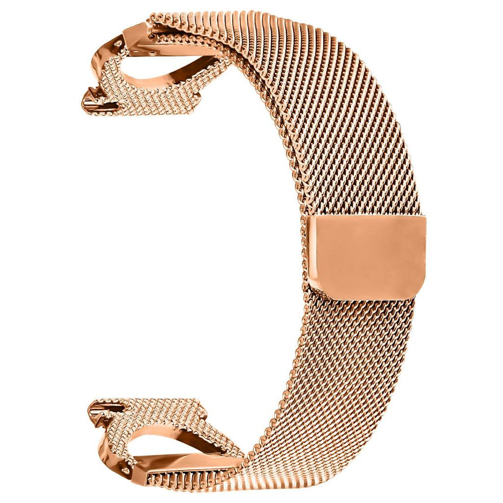 Watch Band for Garmin vivomove Trend / Venu Sq 2 Milanese Metal Strap Rhinestone Decor