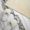 Glued PVC Panel with a Motif Perfect for the Hallway 120x60 cm Marble Pattern with Veins
