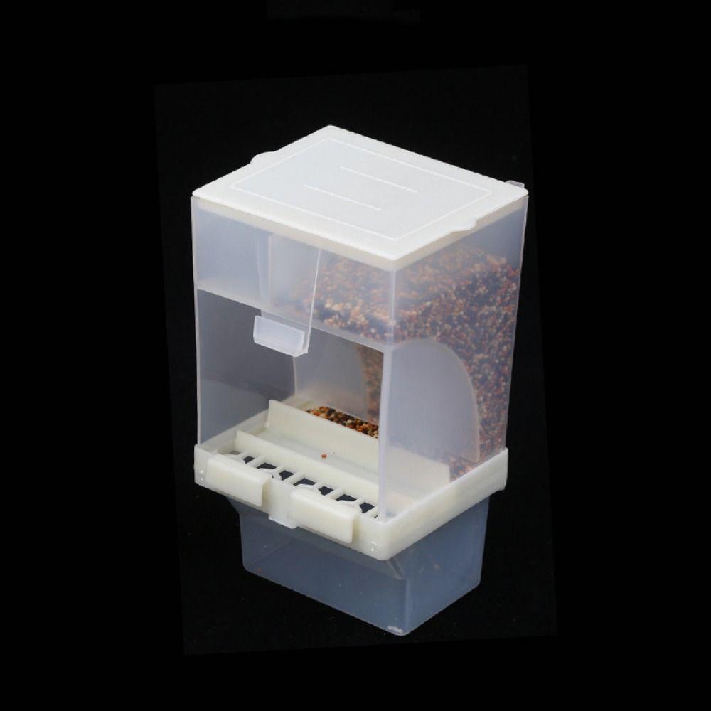 Подвесной контейнер для корма для домашних птиц Пластиковая подвесная кормушка для клетки попугая Для волнистых попугайчиков и попугаев-пионов