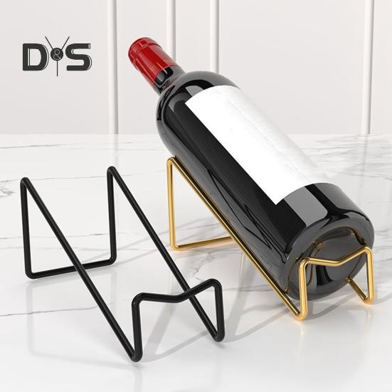 Настольная стойка для вина, железный держатель для бутылок вина, пива, полка для шампанского, подставка для напитков для домашнего декора барной стойки