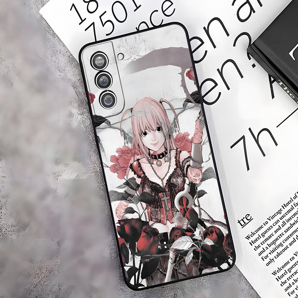 Чехол для телефона Misa Death Note для Samsung S26 S25 Edge S24 S23 S22 S21 S20 Ultra Plus Fe Galaxy A54 A53 A34 A25 A16