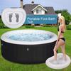 Inflatable Foot Basin Portable Foot Soaking Bath Basin Convenient Inflatable Foot Tub for