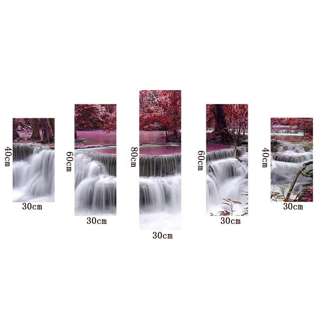 Модульная картина из холста с пейзажем. 5 модулей