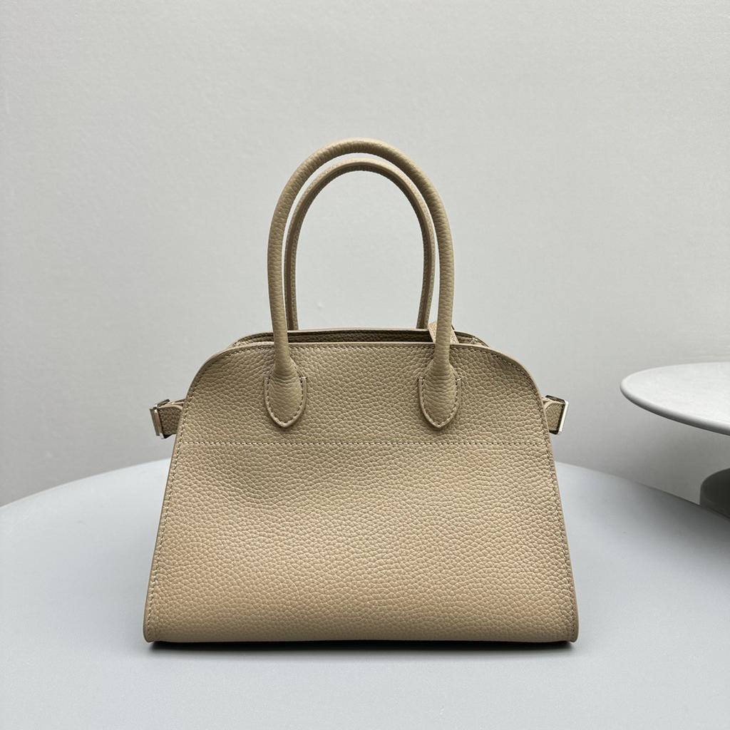 Classic Margaux 10-Inch Handbag First-Layer Cowhide Tote Bag Simple And Versatile Single Shoulder Diagonal Span Bag