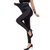 Skinny Workout Leggings Pencil Pants Female Faux Denim Bead Design Running Leggins Slim High Waist Elastic Seamless