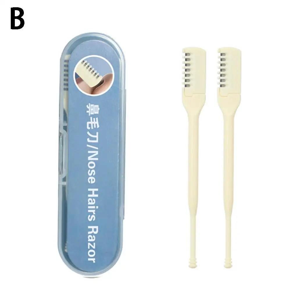 Портативный триммер для удаления волос в носу, вращающийся на 360 градусов, триммер для удаления волос в носу для женщин и мужчин, ручная триммер для удаления волос в носу