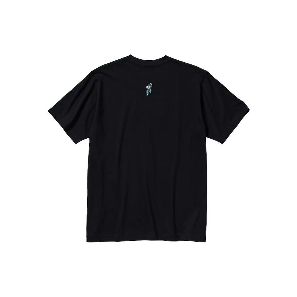 Uniqlo X Metal Gear 35-летие Игровая Графика Футболка с коротким рукавом Унисекс Футболка Черный 471293