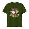 Never Underestimate An Old Man Who Has a DD 214 Alumni T Shirt vintage Washed Top For Everyday Wear Versatile streetwear
