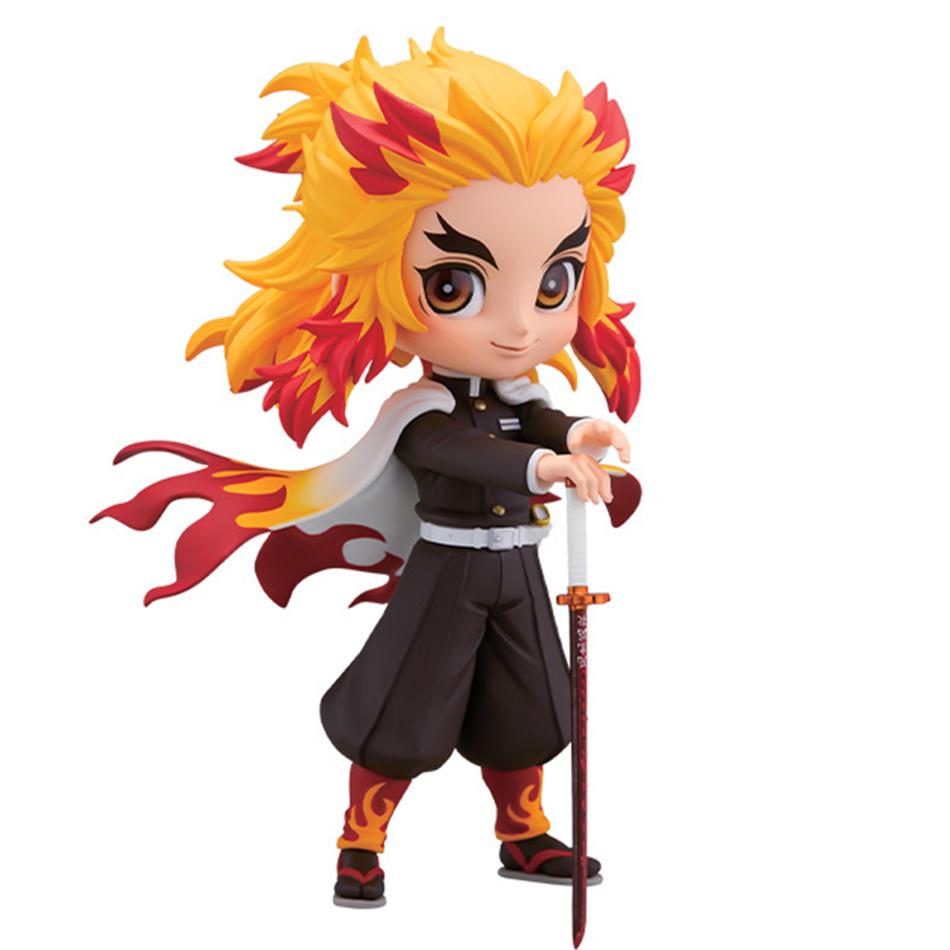 15 см Аниме Клинок, рассекающий демонов Kimetsu no Yaiba фигурка Камадо Танджиро Фигурка действия Агацума Зеницу Незуко Воин ПВХ Модель Игрушки